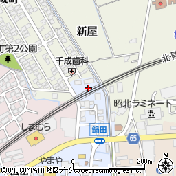 富山県富山市鍋田25周辺の地図