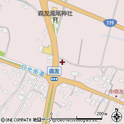 栃木県日光市森友1018-1周辺の地図