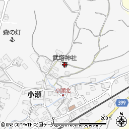 武塔神社周辺の地図