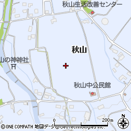 茨城県高萩市秋山周辺の地図