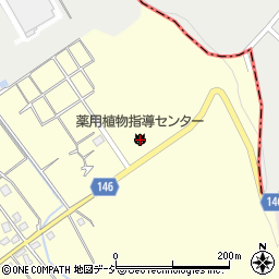 富山県薬用植物指導センター周辺の地図