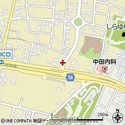 石川県かほく市白尾タ周辺の地図