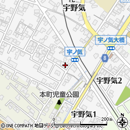 石川県かほく市宇野気ト47周辺の地図