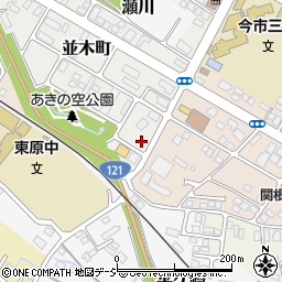 栃木県日光市並木町10-3周辺の地図