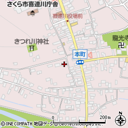 栃木県さくら市喜連川4483周辺の地図