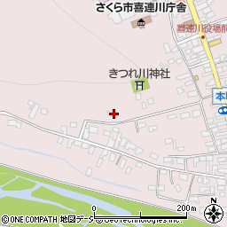 栃木県さくら市喜連川4495周辺の地図