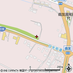 栃木県日光市森友953周辺の地図