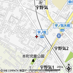 石川県かほく市宇野気ト43-1周辺の地図