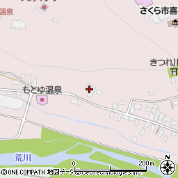 栃木県さくら市喜連川6613周辺の地図