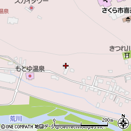 栃木県さくら市喜連川4604周辺の地図