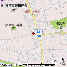 喜連川温泉周辺の地図