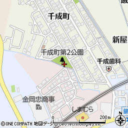千成町第2公園周辺の地図