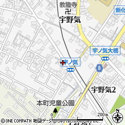石川県かほく市宇野気ト40周辺の地図