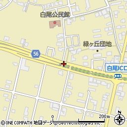 石川県かほく市白尾周辺の地図