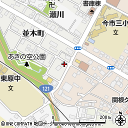 栃木県日光市並木町10-2周辺の地図