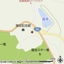 有限会社志賀高原蓮池ホテル周辺の地図