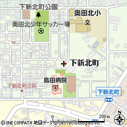 富山県富山市下新北町周辺の地図