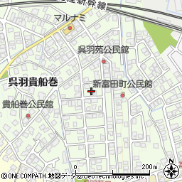 富山県富山市呉羽苑周辺の地図