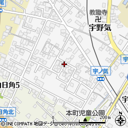 石川県かほく市宇野気ト周辺の地図