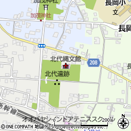 富山市北代縄文館周辺の地図