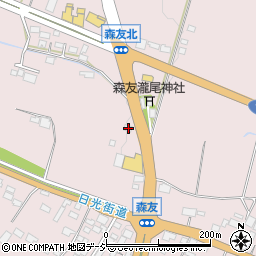 栃木県日光市森友987周辺の地図