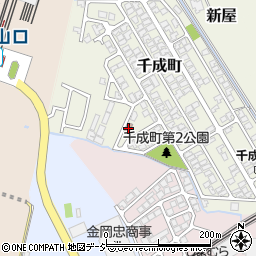 千成町公民館周辺の地図