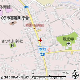 栃木県さくら市喜連川4355周辺の地図