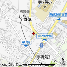 石川県かほく市宇野気ト30周辺の地図