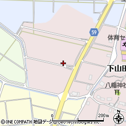 石川県かほく市下山田イ周辺の地図