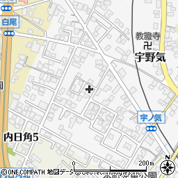 石川県かほく市宇野気ト112-38周辺の地図