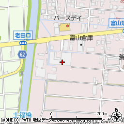 富山倉庫呉羽周辺の地図