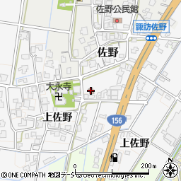 上佐野公民館周辺の地図