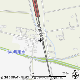 栃木県さくら市長久保874-33周辺の地図