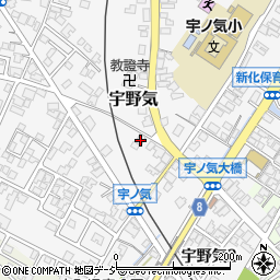 石川県かほく市宇野気ト131周辺の地図