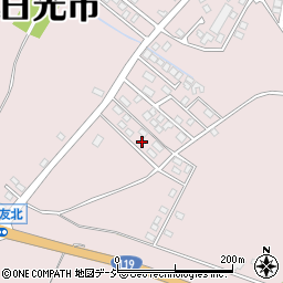 栃木県日光市森友1211-58周辺の地図