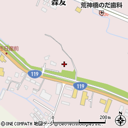 栃木県日光市森友884周辺の地図
