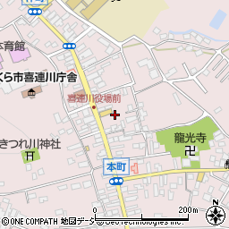 栃木県さくら市喜連川4361周辺の地図