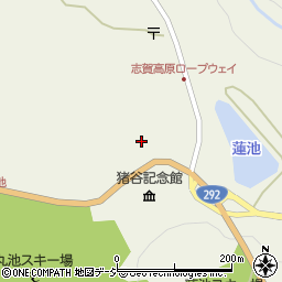 ヤマザキＹショップ志賀高原山の駅店周辺の地図