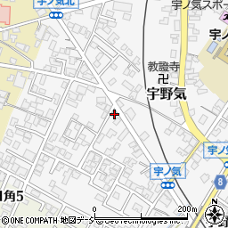 石川県かほく市宇野気ト115-25周辺の地図