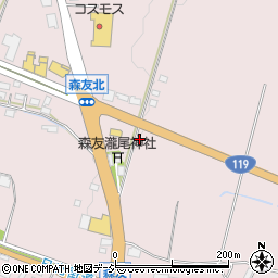 栃木県日光市森友997周辺の地図