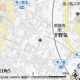 石川県かほく市宇野気ト115-7周辺の地図