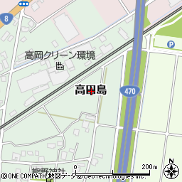 富山県高岡市高田島周辺の地図