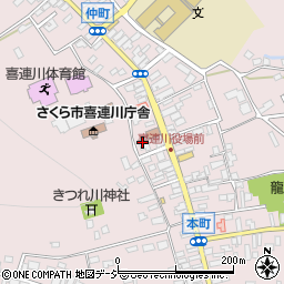 栃木県さくら市喜連川4418周辺の地図