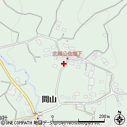長野県中野市間山448周辺の地図