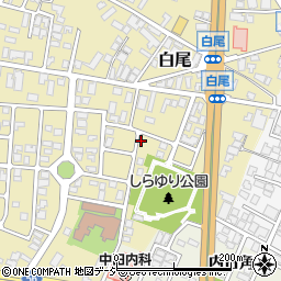 石川県かほく市白尾ヲ周辺の地図
