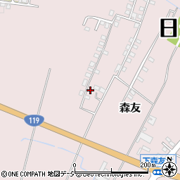 栃木県日光市森友1079周辺の地図