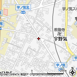 石川県かほく市宇野気ト115周辺の地図