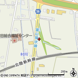 ラーメン花月富山新屋店周辺の地図