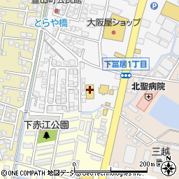 ダイソー富山豊田店周辺の地図