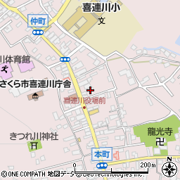 栃木県さくら市喜連川4366周辺の地図